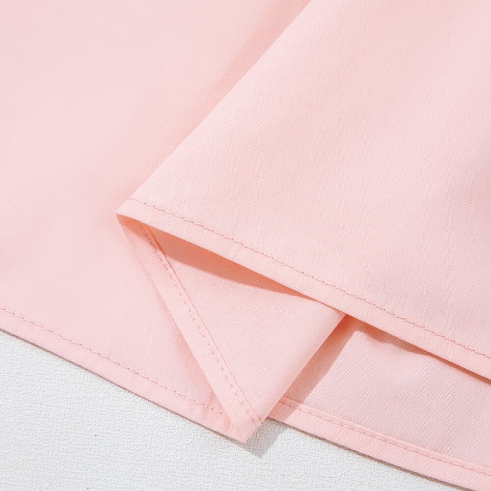 B281 Apricot Pink V Neck Flutter Sleeve Smocked Bodice High Waist Ruffle Maxi Dr - Picture 12 of 13